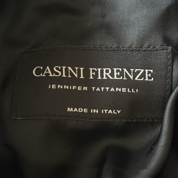 RARE JENNIFER TATANELLI CASINI FIRENZE SUEDE CORSET LEATHER JACKET BLACK - Picture 15 of 16